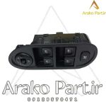 پنل شیشه بالابر جلو سمت راننده جک J3 اصلی